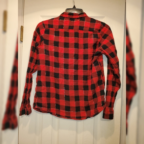 Girl's XL Flannel Button Up - Picture 3 of 3